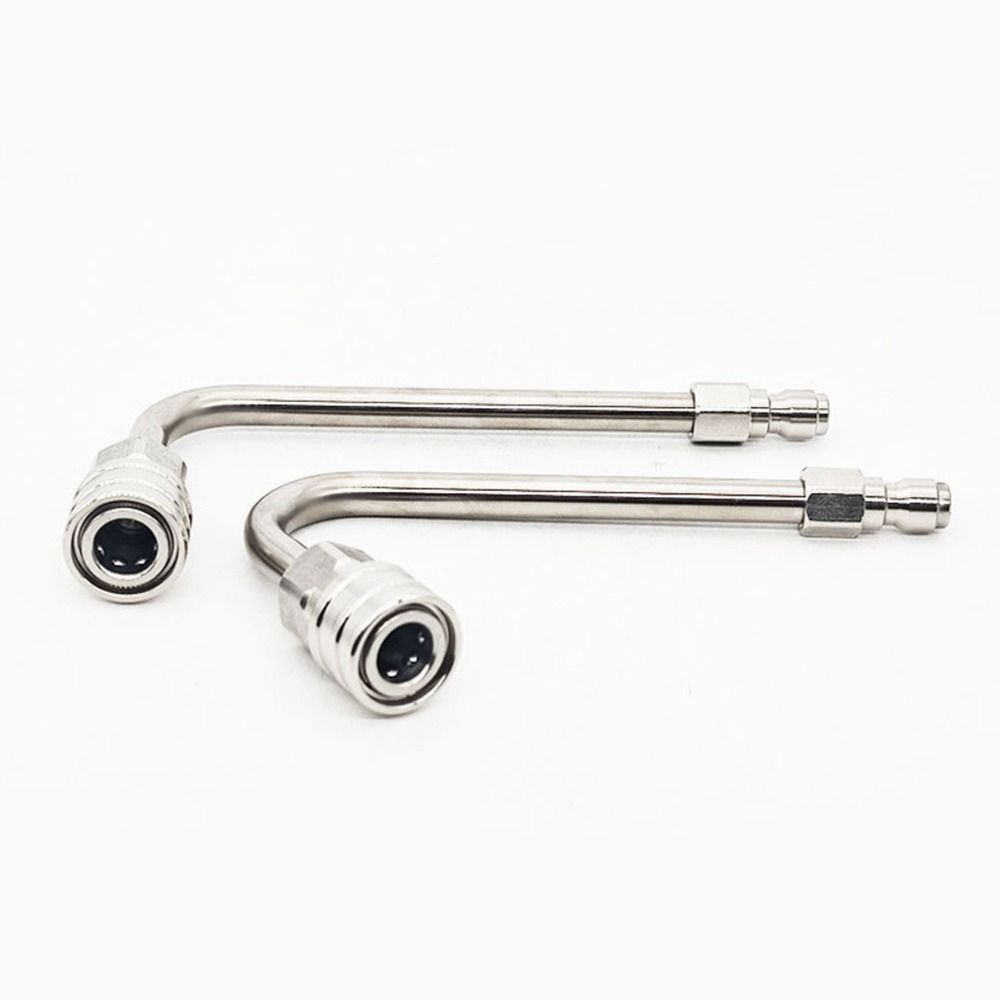 1Pcs Stainless Steel Pressure Washer Extension Rod for Home Car Cleaning