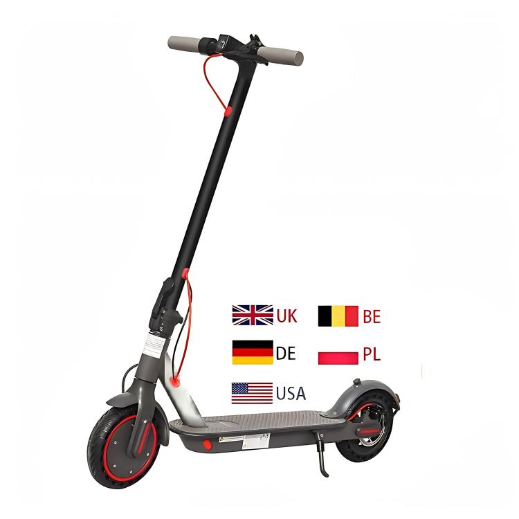 Germany Warehouse 350W folding Electric Scooter 8.5 Inch Solid Tire IP65 Waterproof Adult E Scooter Quick Delivery