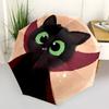 1pc Black Cat Automatic Open/Close Umbrella Compact Folding Umbrella, All-Season Portable Umbrella for Women/Men F1124035