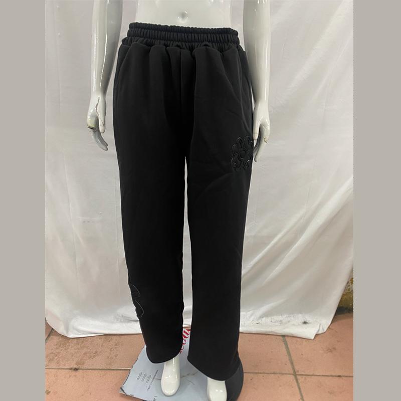 Pantaloni della tuta casual larghi tinta unita alla moda retrò Y2k