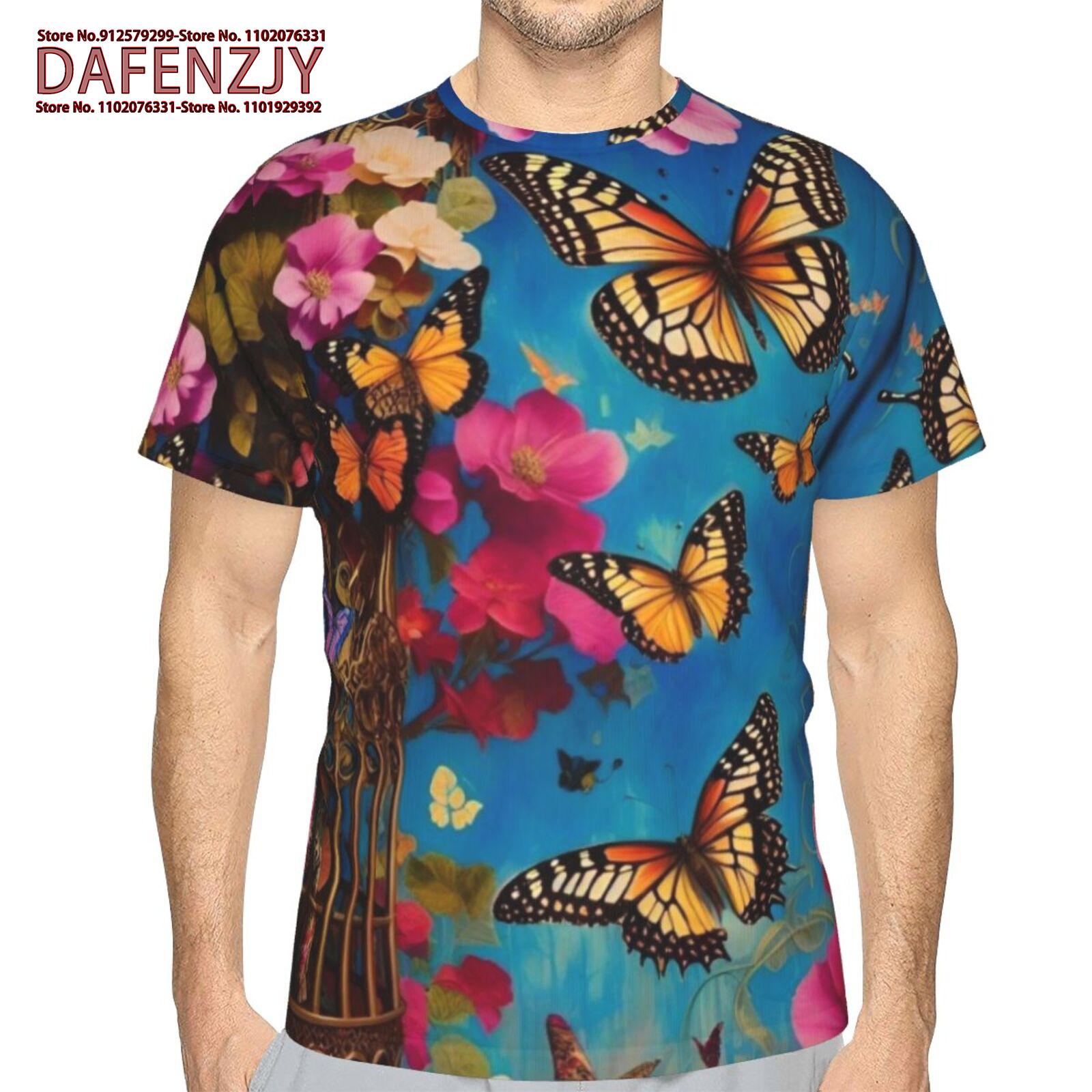 

Мужские футболки Футболки с 3D-принтом Новые летние дизайнерские футболки Harajuku для мужчин Повседневные топы с коротким рукавом Футболки Мужская одежда S синий