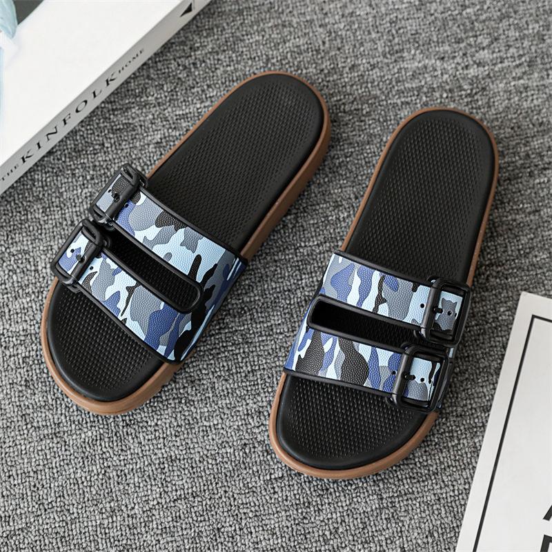 New slippers summer wear couple sandals simple beach shoes slippers