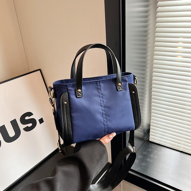 Casual Nylon Bag Women's New Fashion Messenger Bag Solid Color Handbag Tote Bag