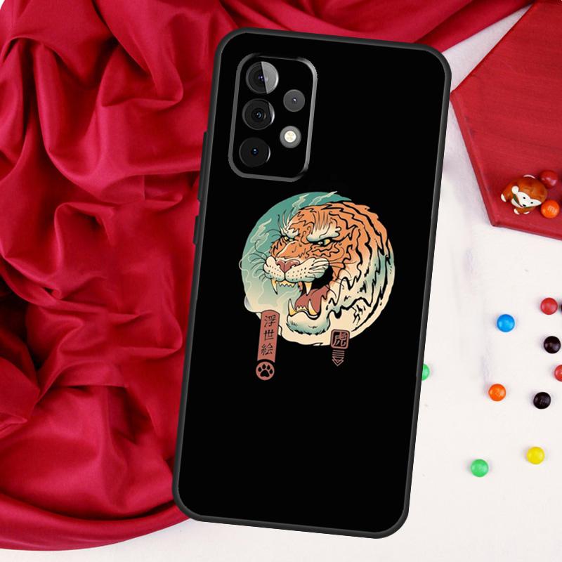 

Japanese ukiyo-e Art Panther Tiger For Samsung Galaxy A56 A36 A26 A16 A05 A06 A22 A32 A52 A54 A34 A14 A55 A15 A53 A33 A35 Case Samsung A16