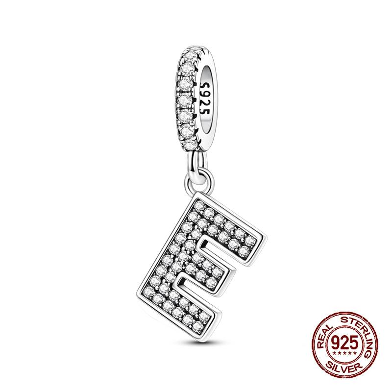 Classic Copper 26 Letters A-Z Alphabet Charms Beads Fit Original Bracelet Bangle Necklace Dangle Women Jewelry Gift