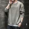 Culeevp Übergröße Langarm Layered Solid Größe L Herren Sweatshirt, Herbst-/Winterkleidung, T-Shirt, Stil, Farbe, Kapuzenpullover, Grün,
