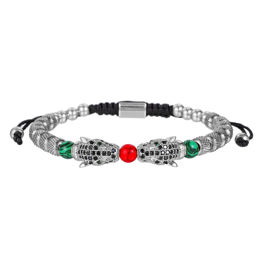 JYL TS Bracelet Gothic Hexagon  Punk Style Invokes Mystery & Strength ZJ12234 пурпур