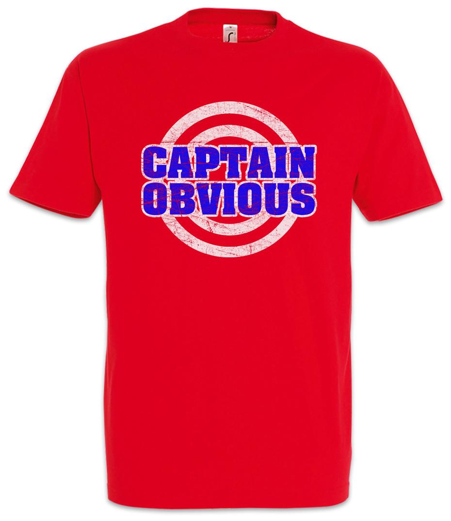 Captain Obvious T-Shirt Mens Womens Tees Top Fun Geek Nerd Teacher Student Computer Scientist Gamer XL
