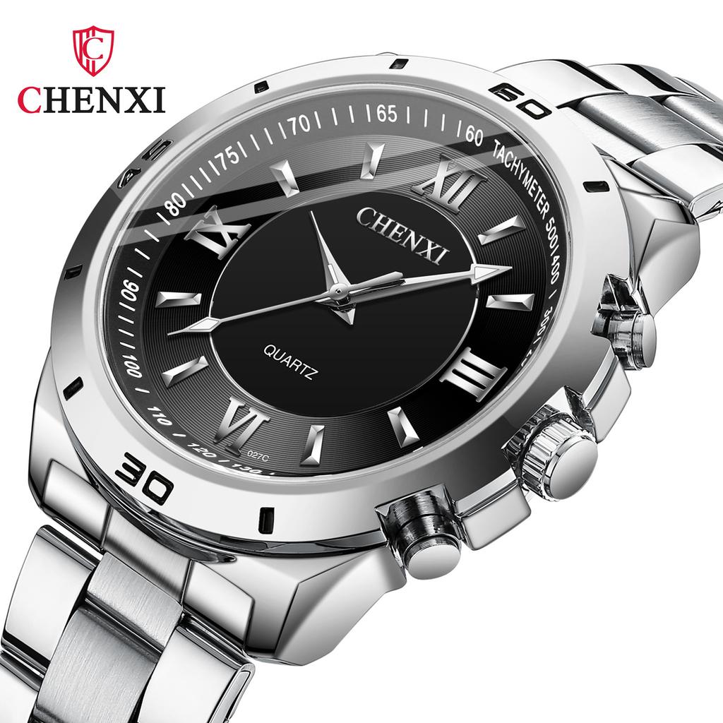 Guangdong Chenxi Steel Strap Male And Female Couple Watch 027C Quartz Watch