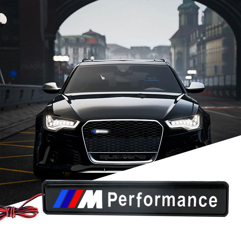 Automobile Front PO62 Net LED Luminous Logo, Decorative Logo For BMW M E34 E36 E60 E90 E46 E39 E70 F10 F20 F30 X5 X6 X1 M3 M5 M6 E71