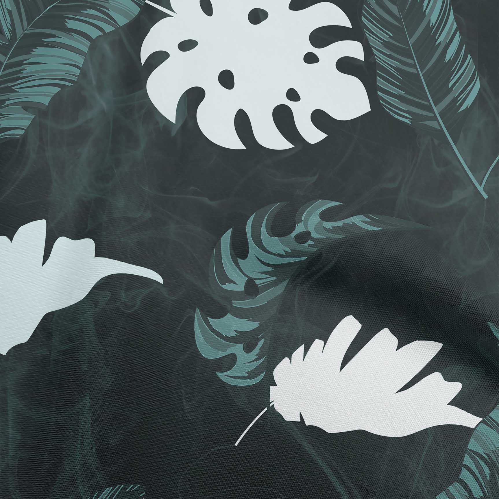 

oneOone Cotton Flex Темно-синя тканина Ocean Underwater Life Dress Material Тканина Тканина з принтом у дворі 40 дюймів 42 Inch Wide - Viscose Chiffon зелений