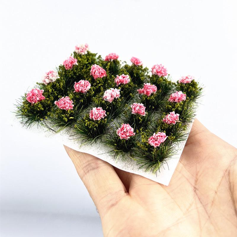 

Creative Mini Flower Model Flower Height 20mm Grass Sand Table DIY Material Artificial Grass Miniature Grass Bush Plant
