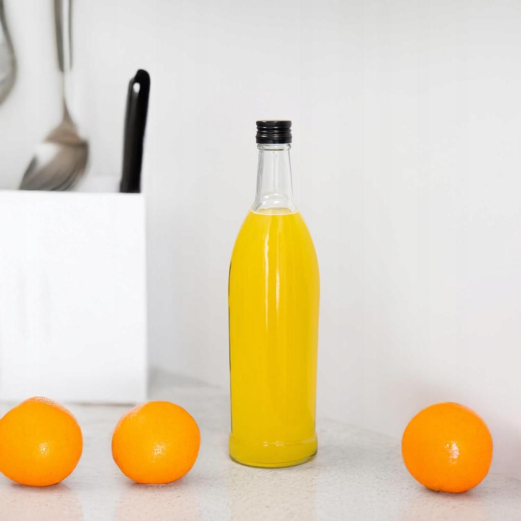 50x GLASS BOTTLES ISKRA 500 ml + CAP For Moonshine, Liqueurs, Wine, Juice 0.5l