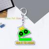 Funny Horrible Game R.E.P.O Keyrings for Accessories Bag Key Chain Ring Jewelry Fans Gifts Horror Keychain Llaveros