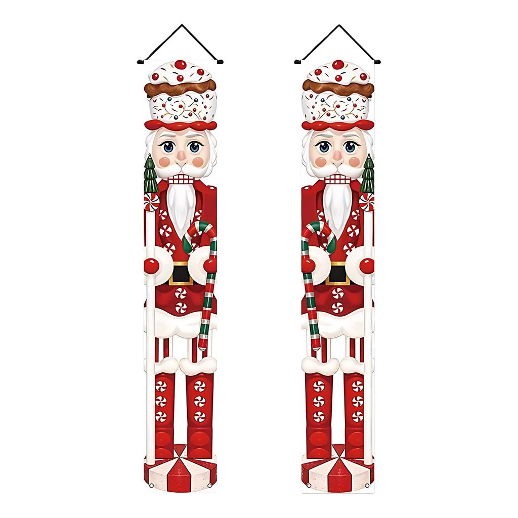 Weihnachten Vorhang Dekoration Tür hängen Malerei hängen Flagge Dekoration