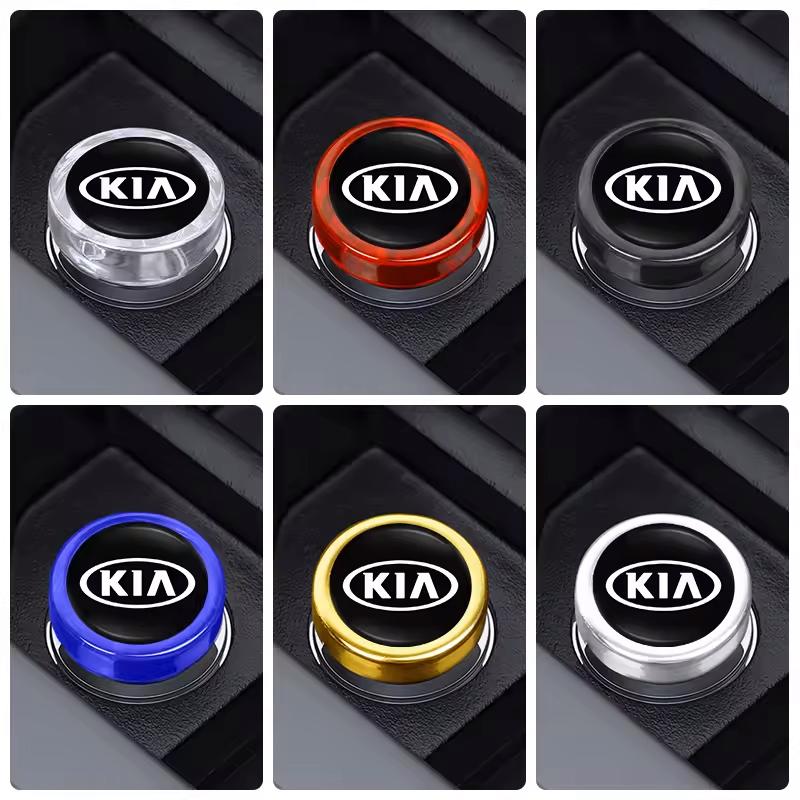 YQOF3 Car Cigarette Lighter Plug Dust Cover Button Socket Protective Case For Kia Morning Picanto Rio Stonic Sportage Ceed Optima Fort