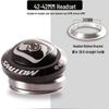 Smllow 34/42/44mm Integrated Headset Bearings for Mountain Bike, Straight/Tapered Tube