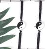 Couple Bracelet Handmade Braided Adjustable Round Beads Alloy Tai Chi Yin Yang Men Women Rope String Fashion Jewelry
