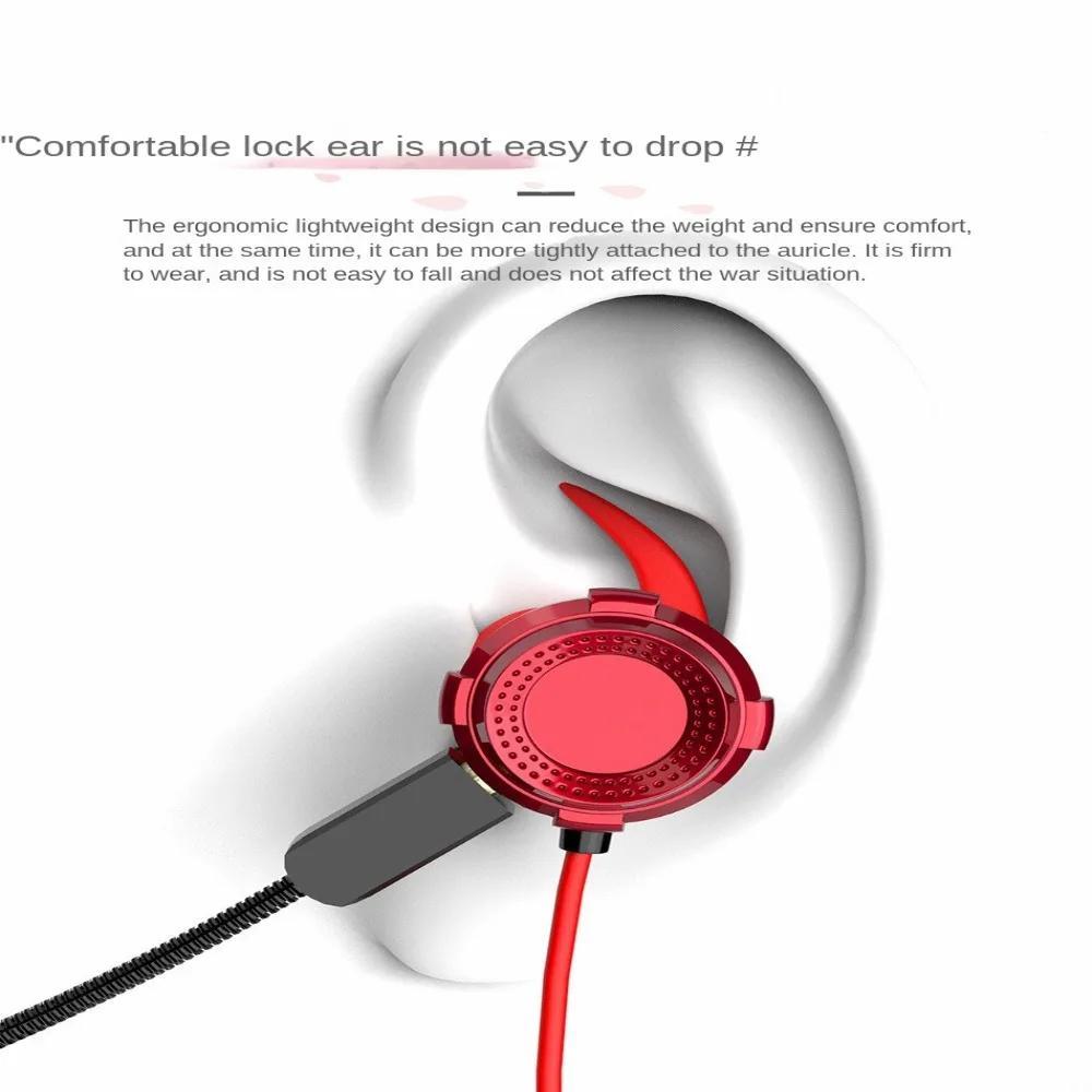 Handfree Stereo Bass Wired Headphones In Ear Earplug High-quality Headphones With Microphone Hearing Aids Sport Earbuds