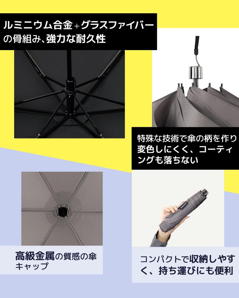 Umbrelă pliabilă ușoară konciwa, cu diametrul de 6 inci, pliabilă, rezistentă la vânt, pentru transport 365°, mini, previne umbrela din sezonul ploios,
