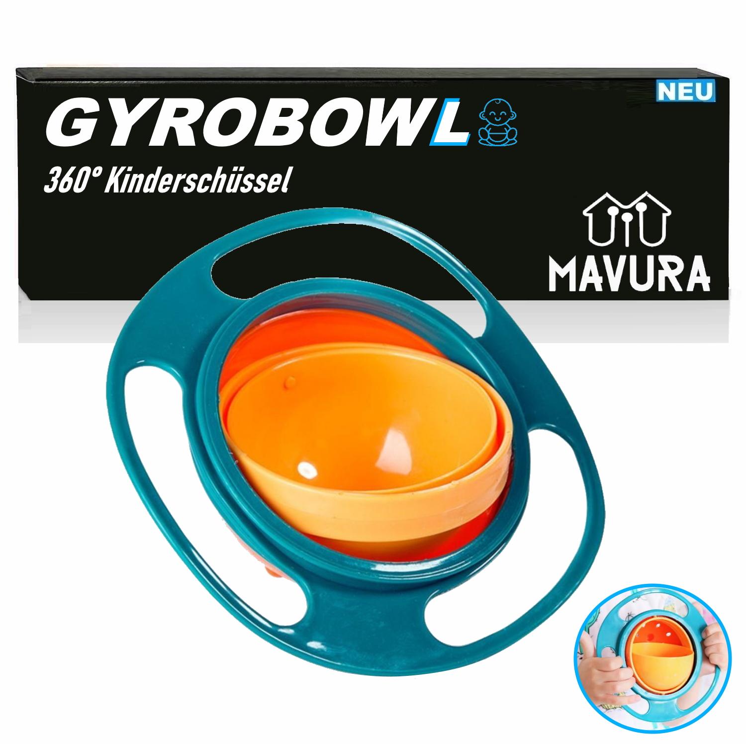 

GYROBOWL Дитяча миска Дитяча тарілка Миска Миска для перекусів Непроливана