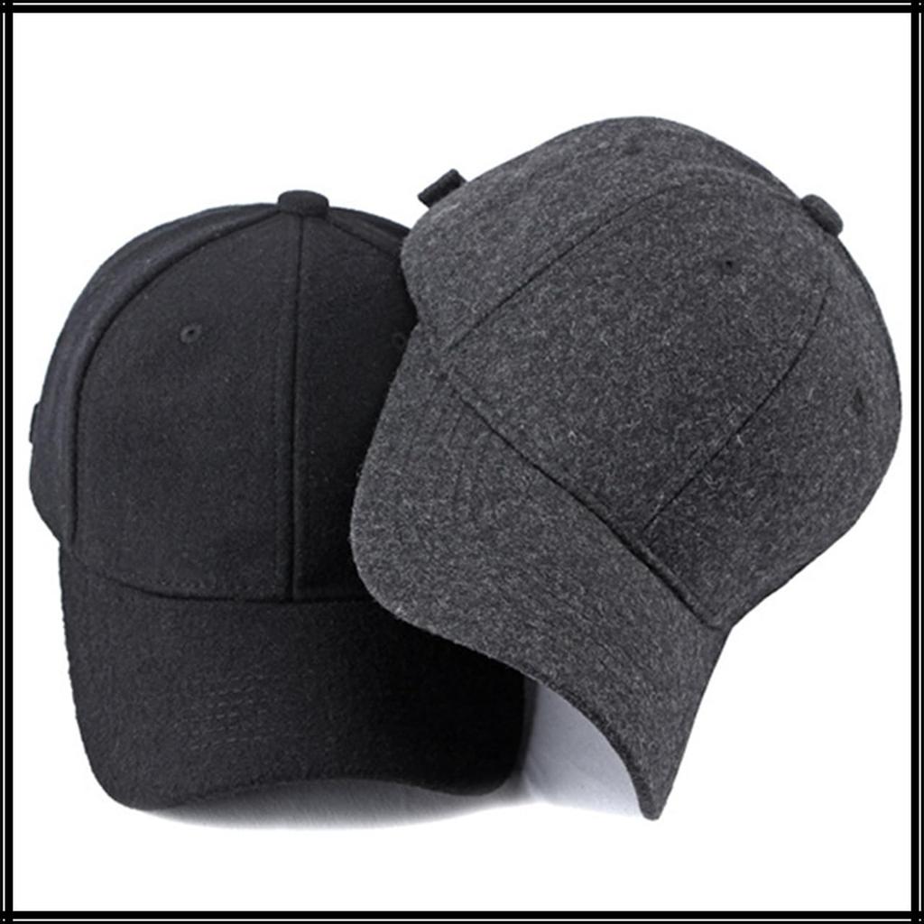 CZ156 [White Fang] Hat, Cap, Plain, Brim, Cool, Simple, Outdoor, Casual, Men's, Women's, (Black)