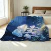 Dreamy Mushroom Series Flannel Blanket: High-Density Plush, Soft & Warm Cozy for Home, Ideal Decor for Halloween & Christmas