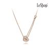 [LeShop] 14K Botone Heart Necklace (Gold Plated)_LJ5233BRN