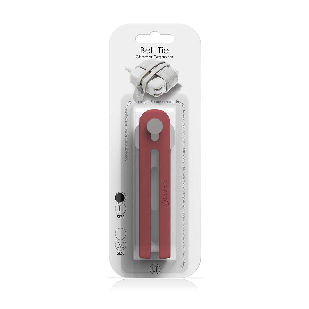 Suporte de Cabo de Tendência Lead, Gravata de Cinto, Adaptador AC, Corpo Cinza Claro, Barriga [Organizador de Cabos, Armazenamento, Silicone] (Tamanho Grande, + Pulseira) AC-1104