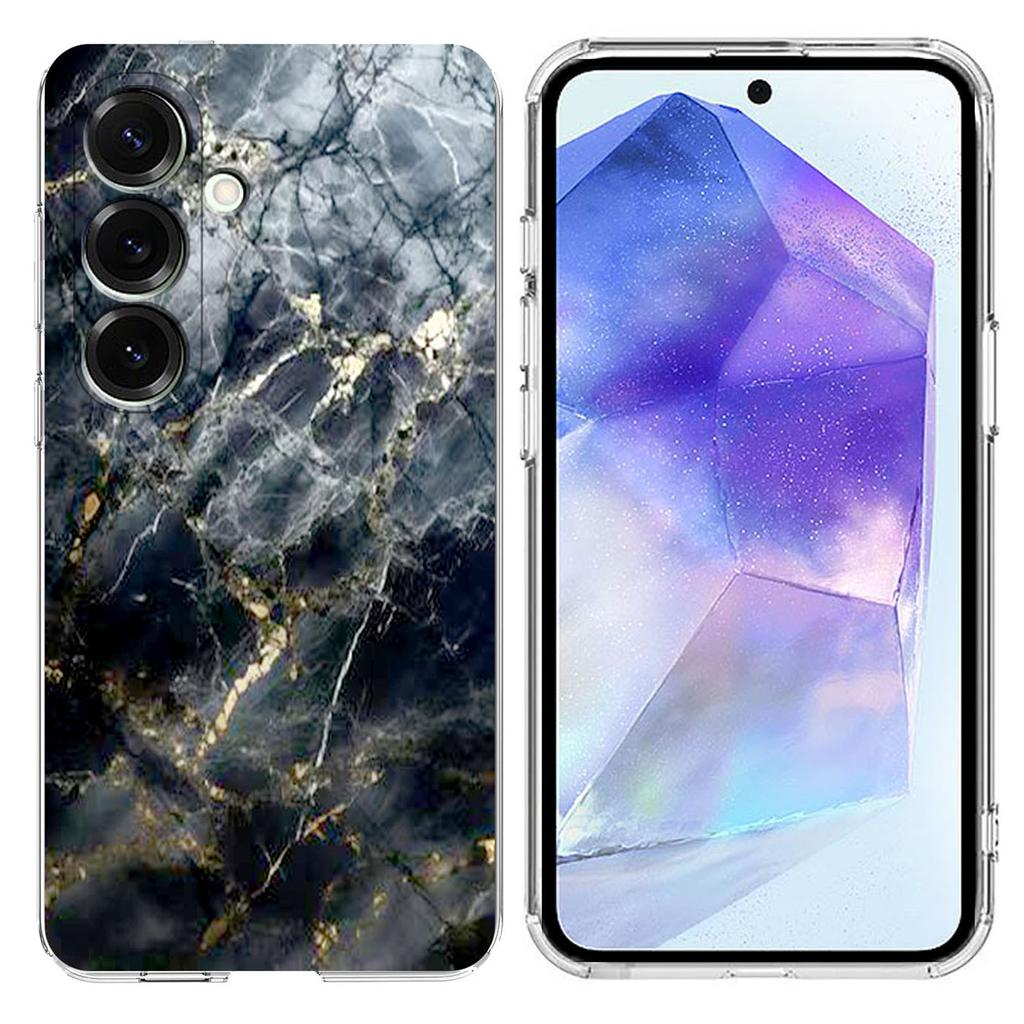 For Samsung Galaxy A55 5G Case Marble Pattern Printing Soft TPU Phone Cover