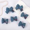 Korean Denim 3D Bow Elastic Hair Tie for Kids - Sweet, Cute Hair Accessory