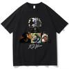 2026 Rod Wave T-Shirt Mann Frau Harajuku Kurzarm Rundhals Freizeitshirt Locker Gemütlich und Vielseitig Y2K Gothic Baumwolle Übergroße T-Shirts
