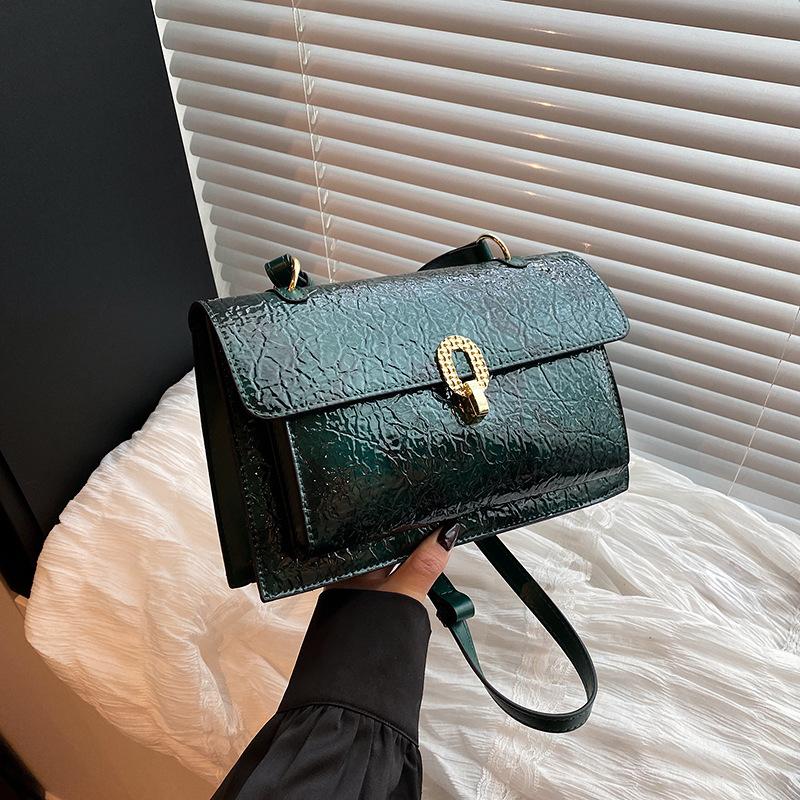 

Новая высококачественная простая контрастная сумка-мессенджер на одно плечо, женская сумка зелёный