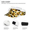 Sunflower Leopard Cheetah Sun Visor Hats for Women Men Empty Top Baseball Cap for Sports Golf Tennis Running Hiking Camping