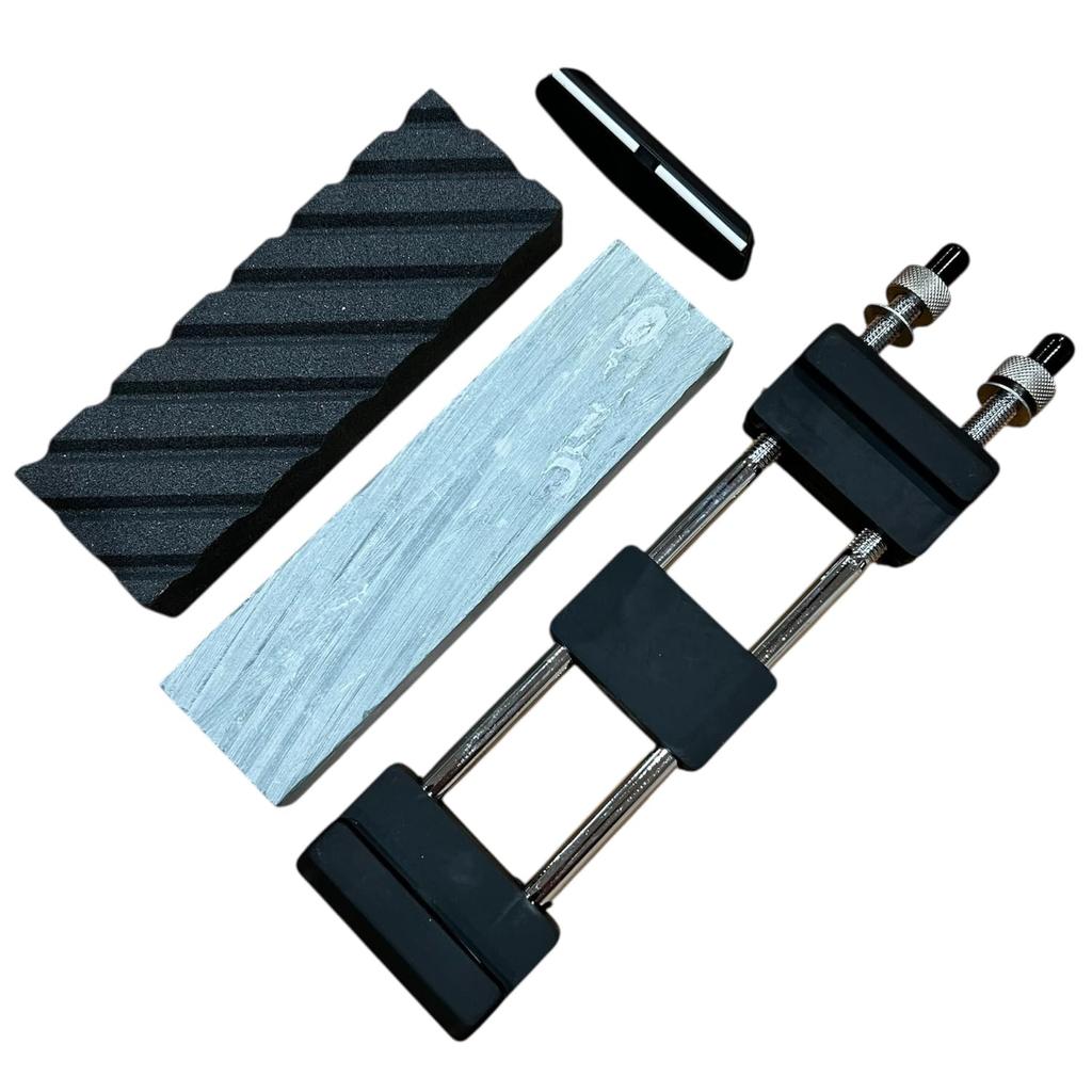 kaimanaao Natural Sharpening Knife Sharpening 5000 Professional Grade Stone, Set, Grit, (4-Piece Beginner's Set)