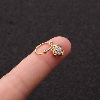 1PC Cartilage Helix Crystal Piercing Navel Ring Earring Hoops Tragus Jewelry Gorgeous