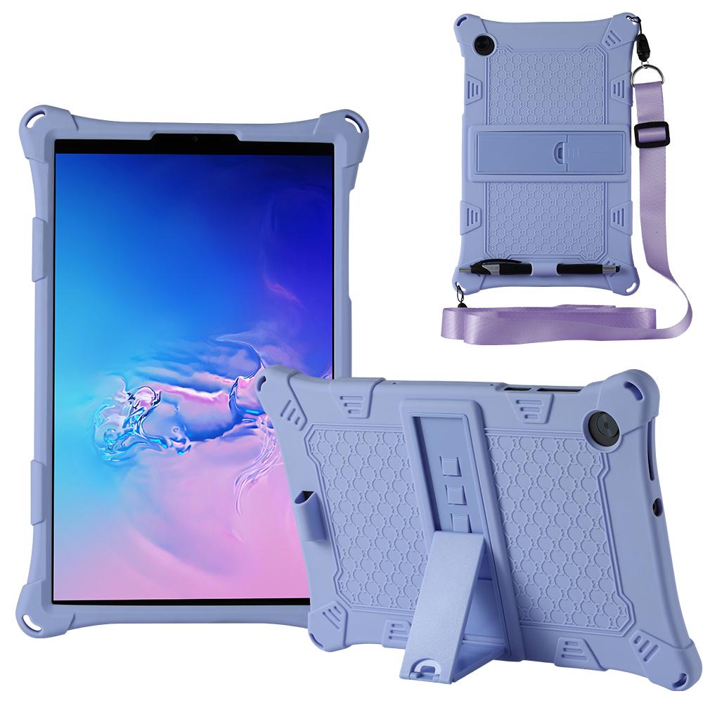 Custodia in Silicone per Lenovo Tab P11 Xiaoxin Pad 11 2021 TB-J606F Pro 2020 TB-J706F M10 Gen2 TB-X306F M10 Plus TB-X606F Copertura con Supporto