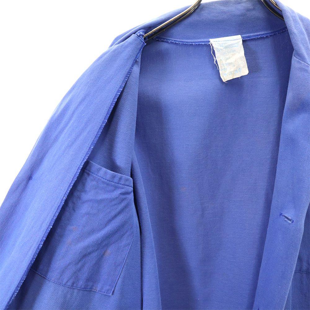 Setex 70s Vintage Euro Work work Chester coat blue Men's Used