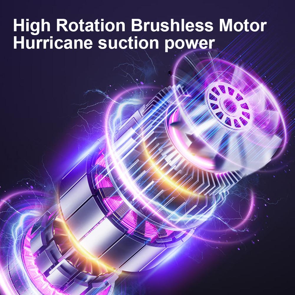 16000PA Car Vacuum Cleaner Handheld Vacuum Portable Cordless Compressed Air Duster Air Blower for Car Home Office Pet