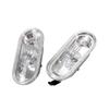 2pcs Car Side Marker Light Shell Auto Turn Signal Lamp Warning Lights Compatible for Volkswagen Golf 4 Mk4 Bora Vento Seat Jetta