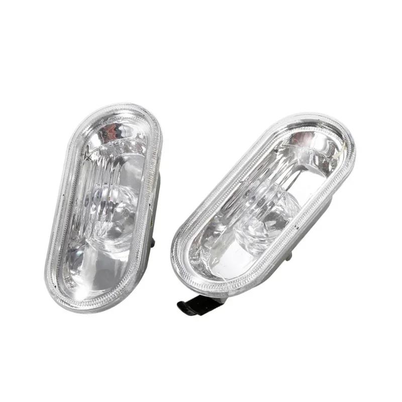 2pcs Car Side Marker Light Shell Auto Turn Signal Lamp Warning Lights Compatible for Volkswagen Golf 4 Mk4 Bora Vento Seat Jetta