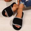 Fashion 2026 women's new autumn /winter home wearing cotton slippers for indoor outdoor use thick soled warm non slip cotton slippers