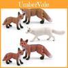 Realistisches PVC-Waldtier-Fuchs-Modellset mit fünf entzückenden statischen Figuren