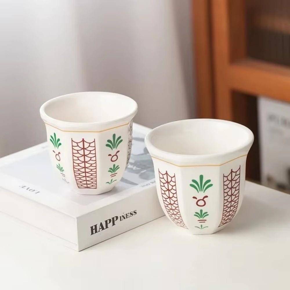 Anti-scald Latte Coffee Mugs Ceramics Cappuccino Teacup New Espresso Cups Room Restaurant