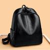 Soft Leather Backpack Korean Version Fashionable New Backpack Women's Schoolbag Versatile Large-capacity Travel Bag