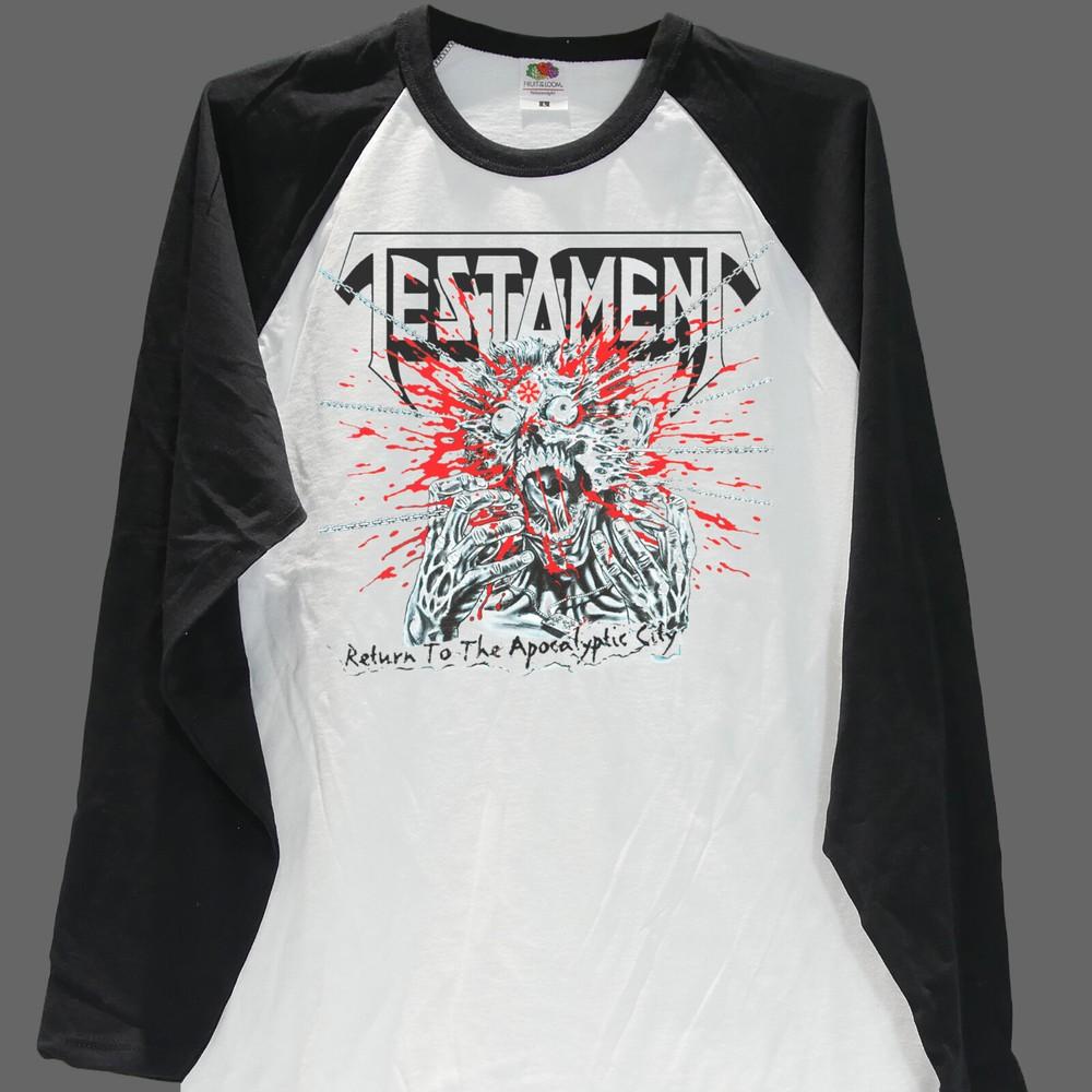 

Testament Metal Rock Long Sleeve Baseball T-shirt Unisex S-3XL 4XL