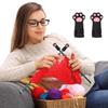 5/10/15 Cat Claw Knitting Stopper Multi-color Knitting Needle Point Protection Silicone Knitting and Crochet Supplies