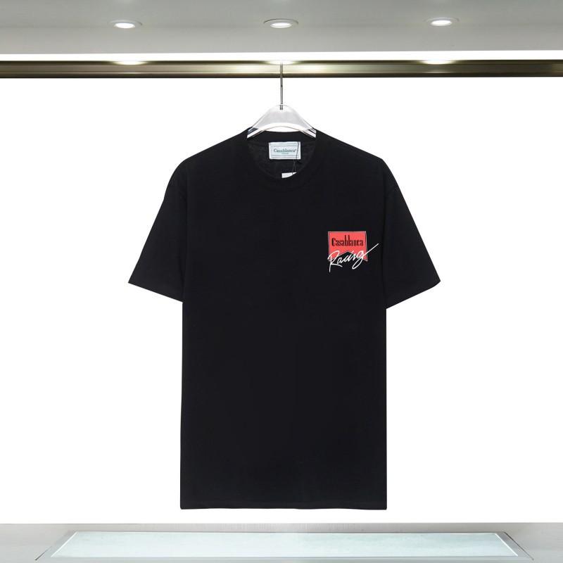 Casablanca 23 Frühling und Sommer Neuheit Fantasie Tor Sternenhimmel Schloss Casa Buchstaben Logo Kurzarm Partner T-Shirt