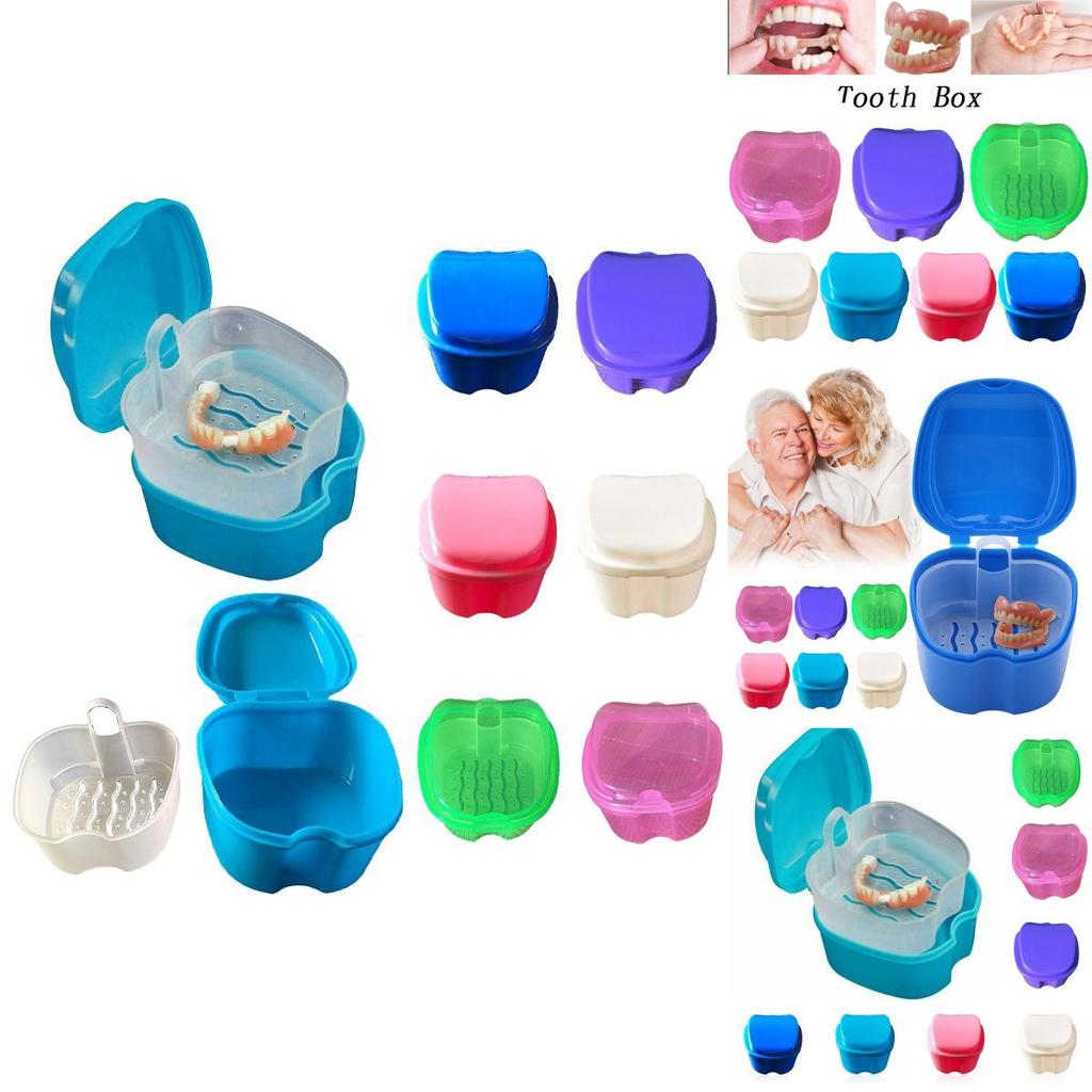 Dental False Teeth Case Easy To Clean And Carry Out