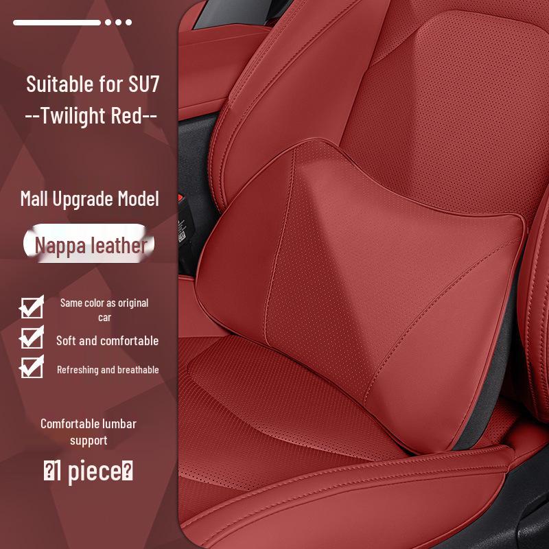 Xiaomi SU7/YU7 Magnetic Headrest & Lumbar Memory Foam Car Pillow